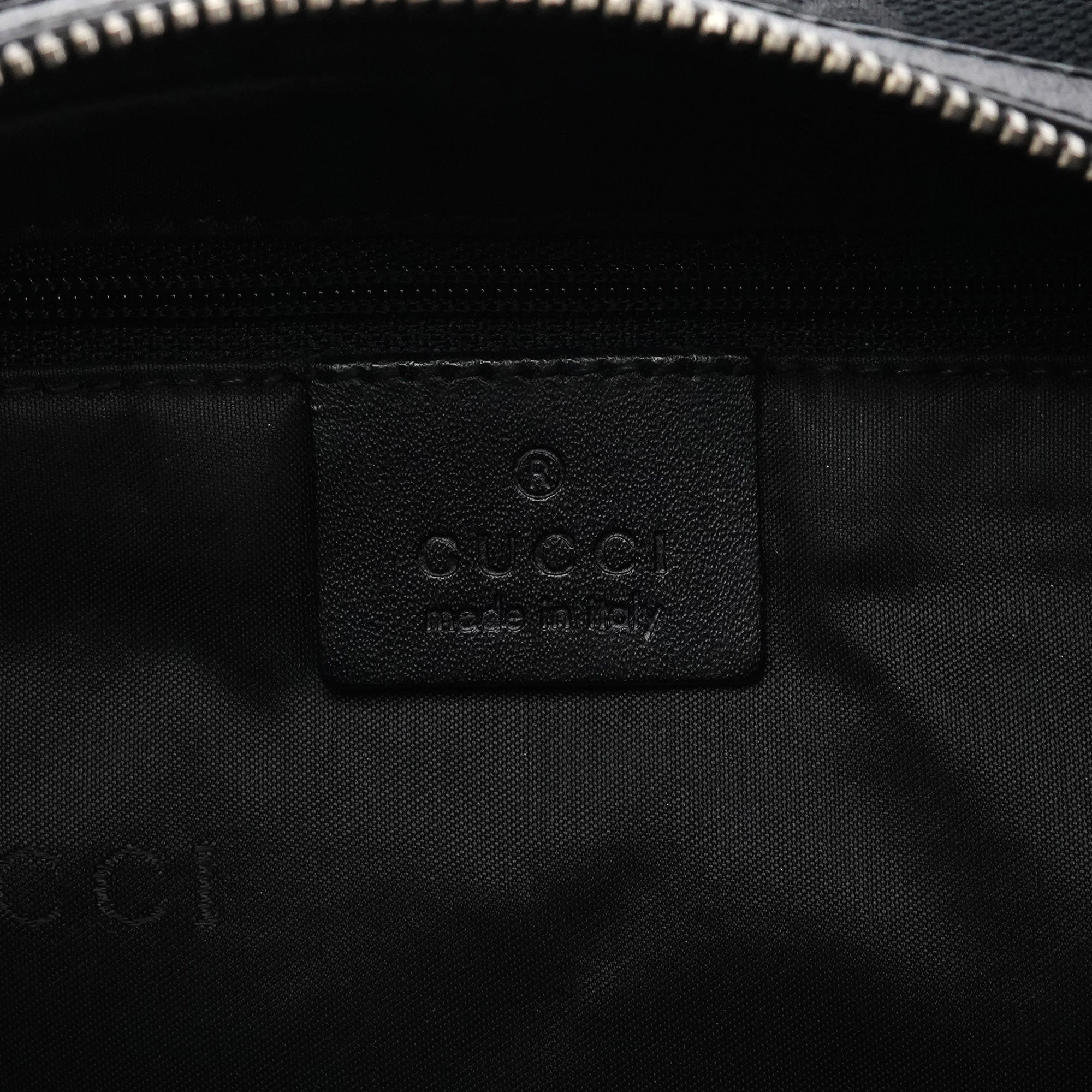 001 3814 Black GG Hobo Shoulder Bag