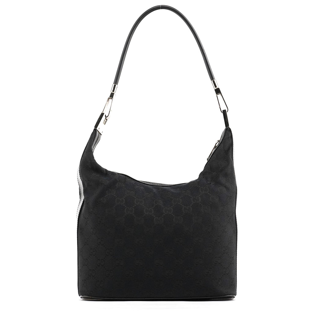 001 3814 Black GG Hobo Shoulder Bag