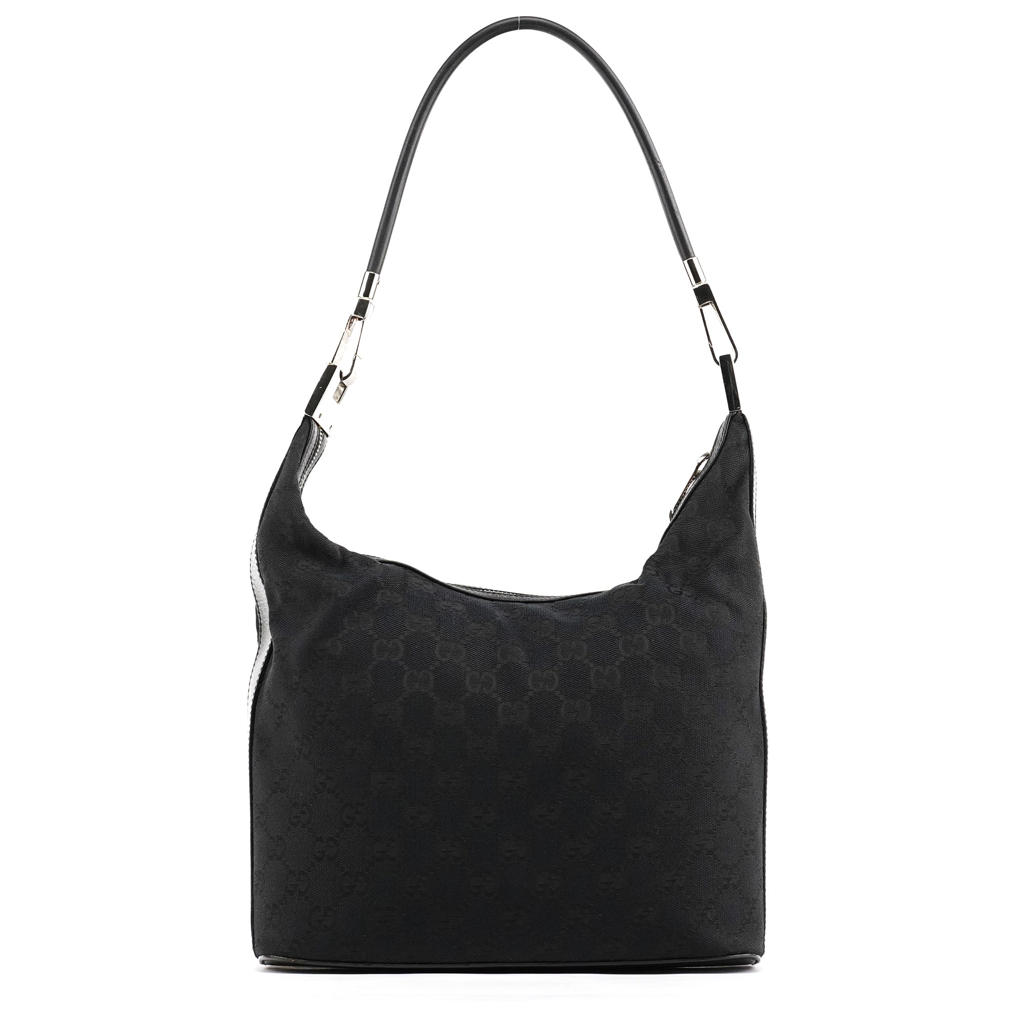 001 3814 Black GG Hobo Shoulder Bag