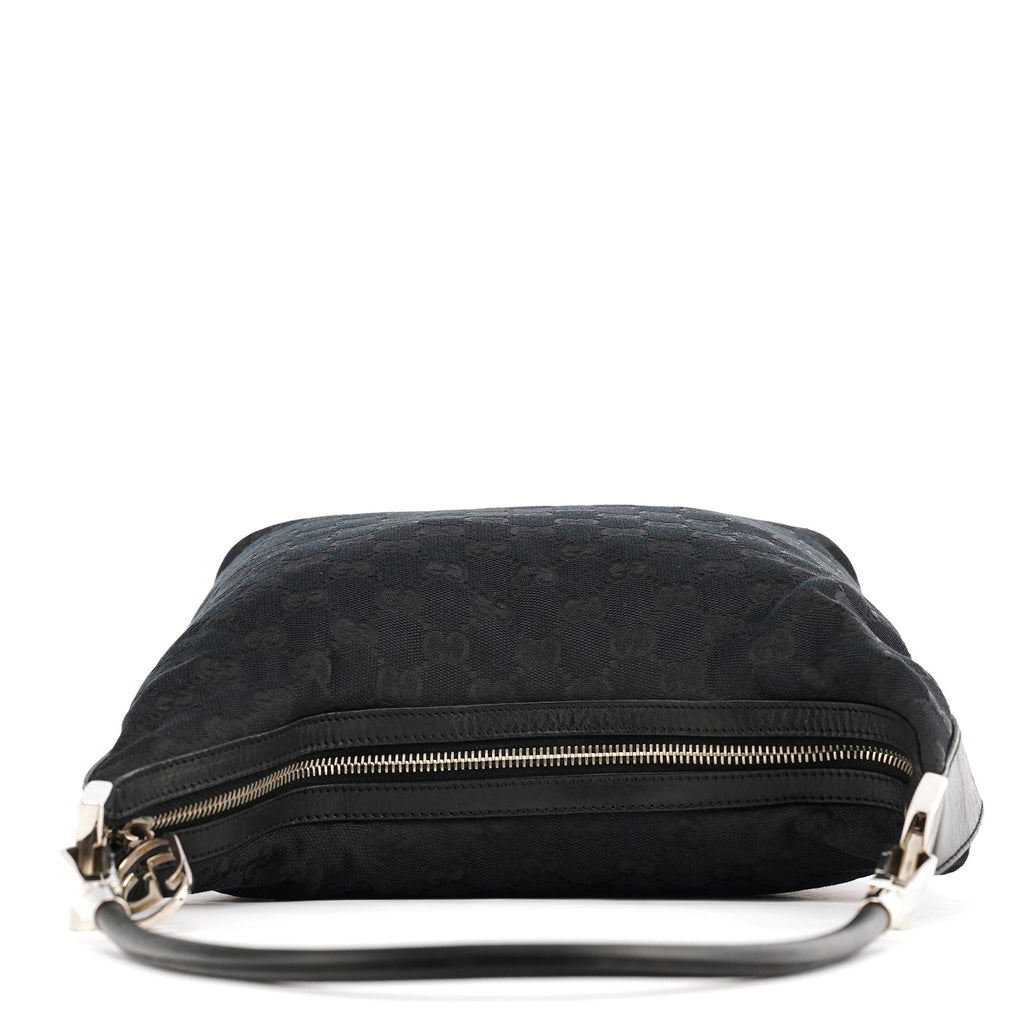 001 3814 Black GG Hobo Shoulder Bag
