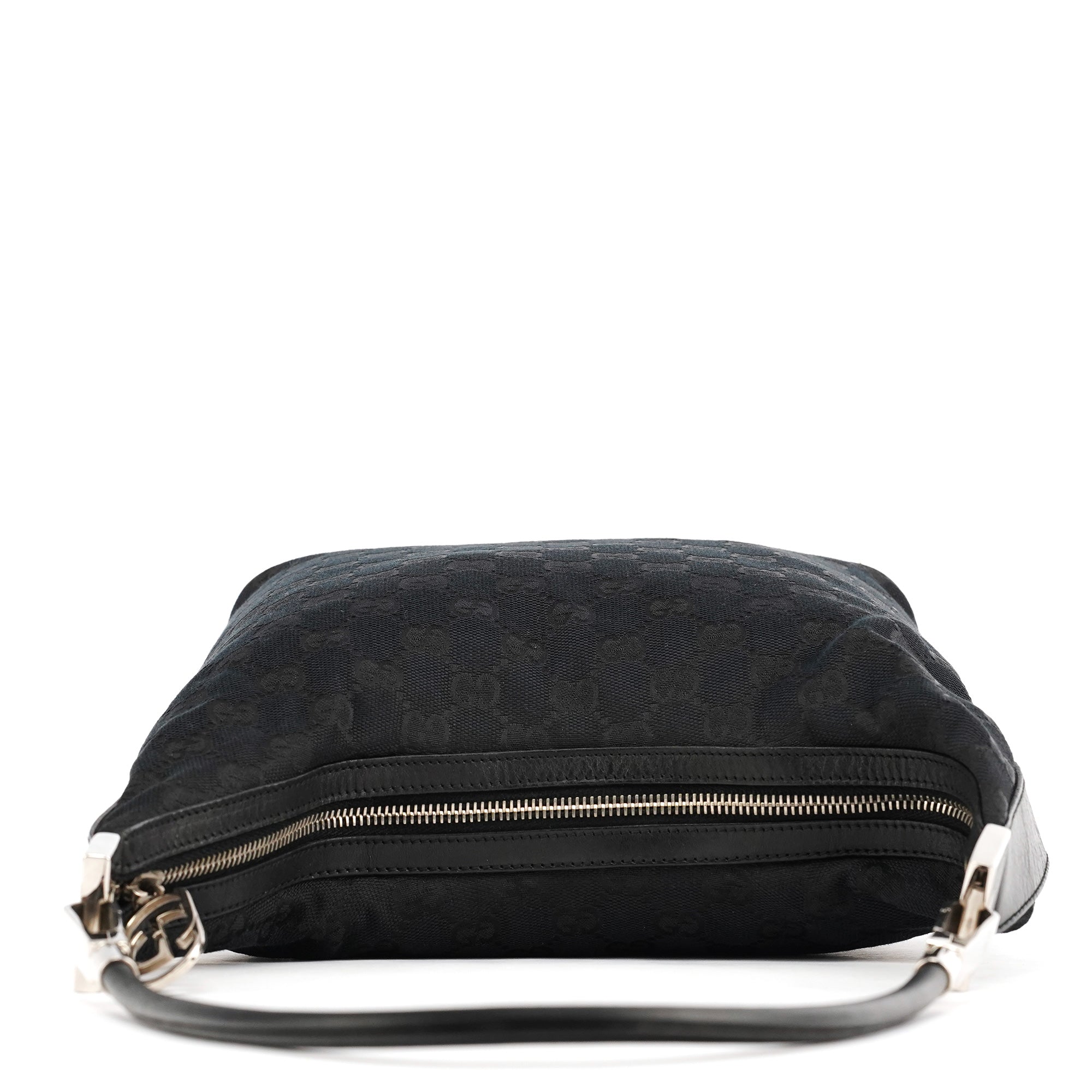 001 3814 Black GG Hobo Shoulder Bag