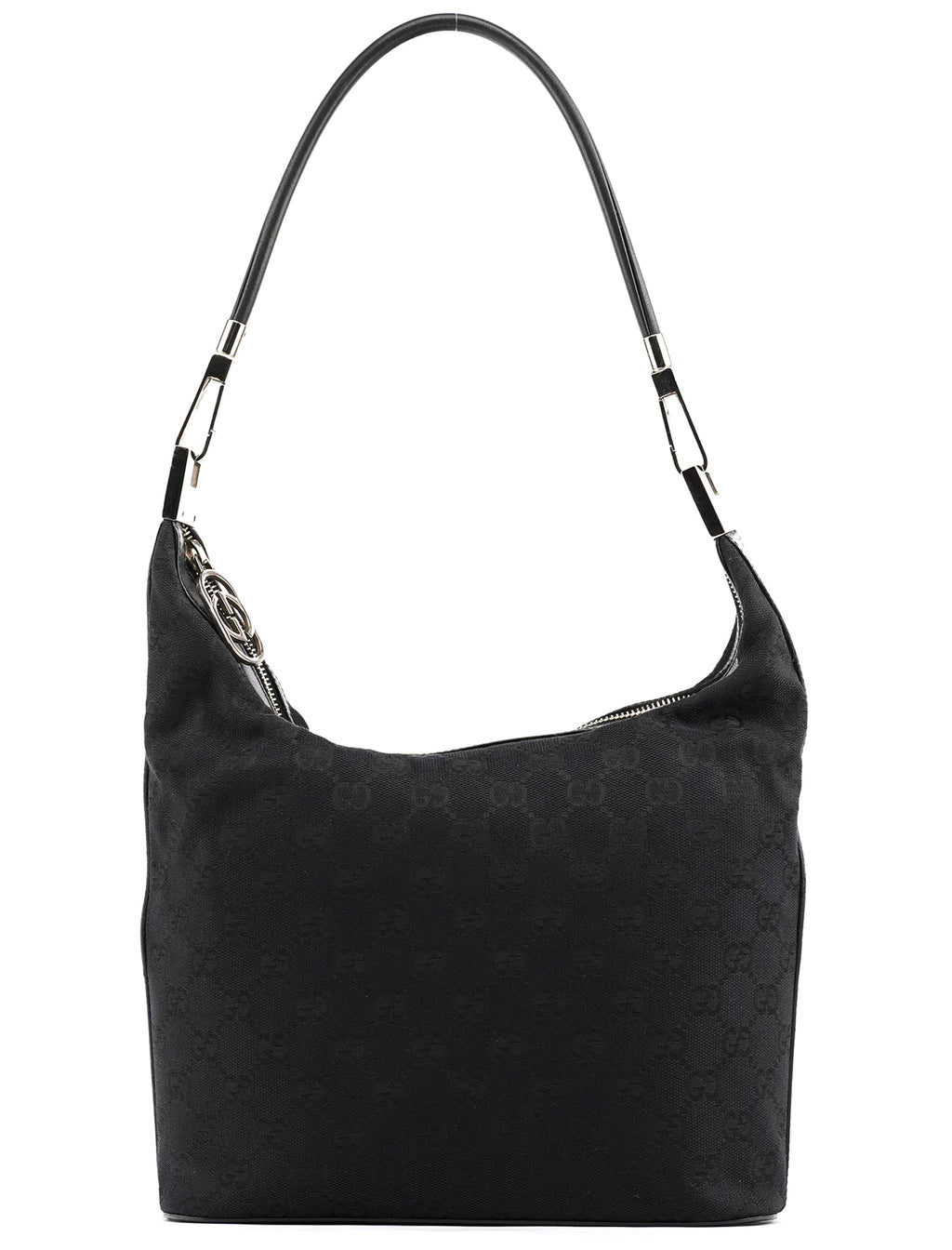 001 3814 Black GG Hobo Shoulder Bag