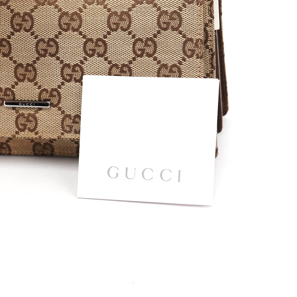 001 3815 Beige Brown GG Shoulder Bag