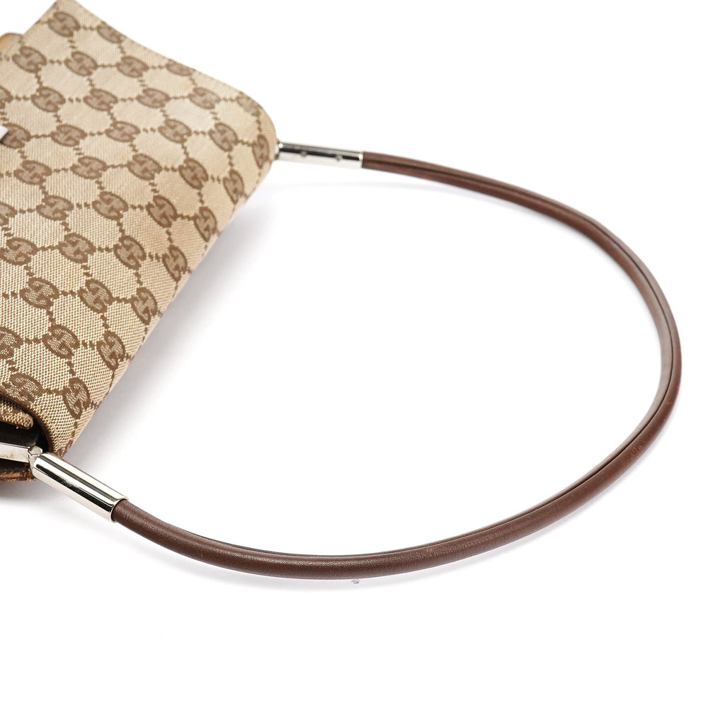 001 3815 Beige Brown GG Shoulder Bag