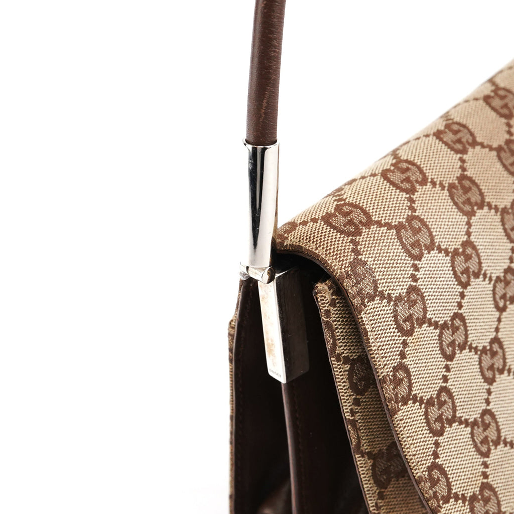 001 3815 Beige Brown GG Shoulder Bag