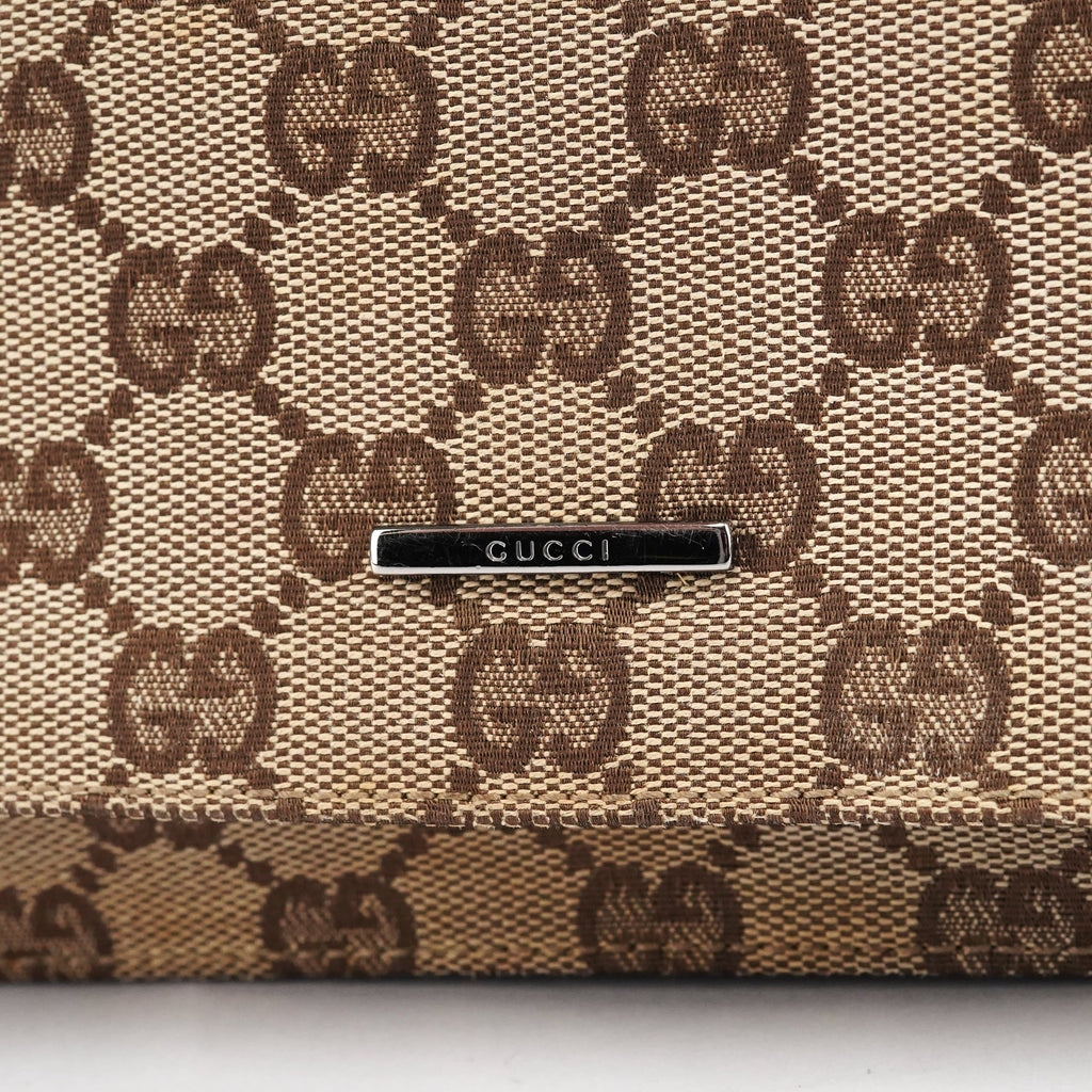 001 3815 Beige Brown GG Shoulder Bag