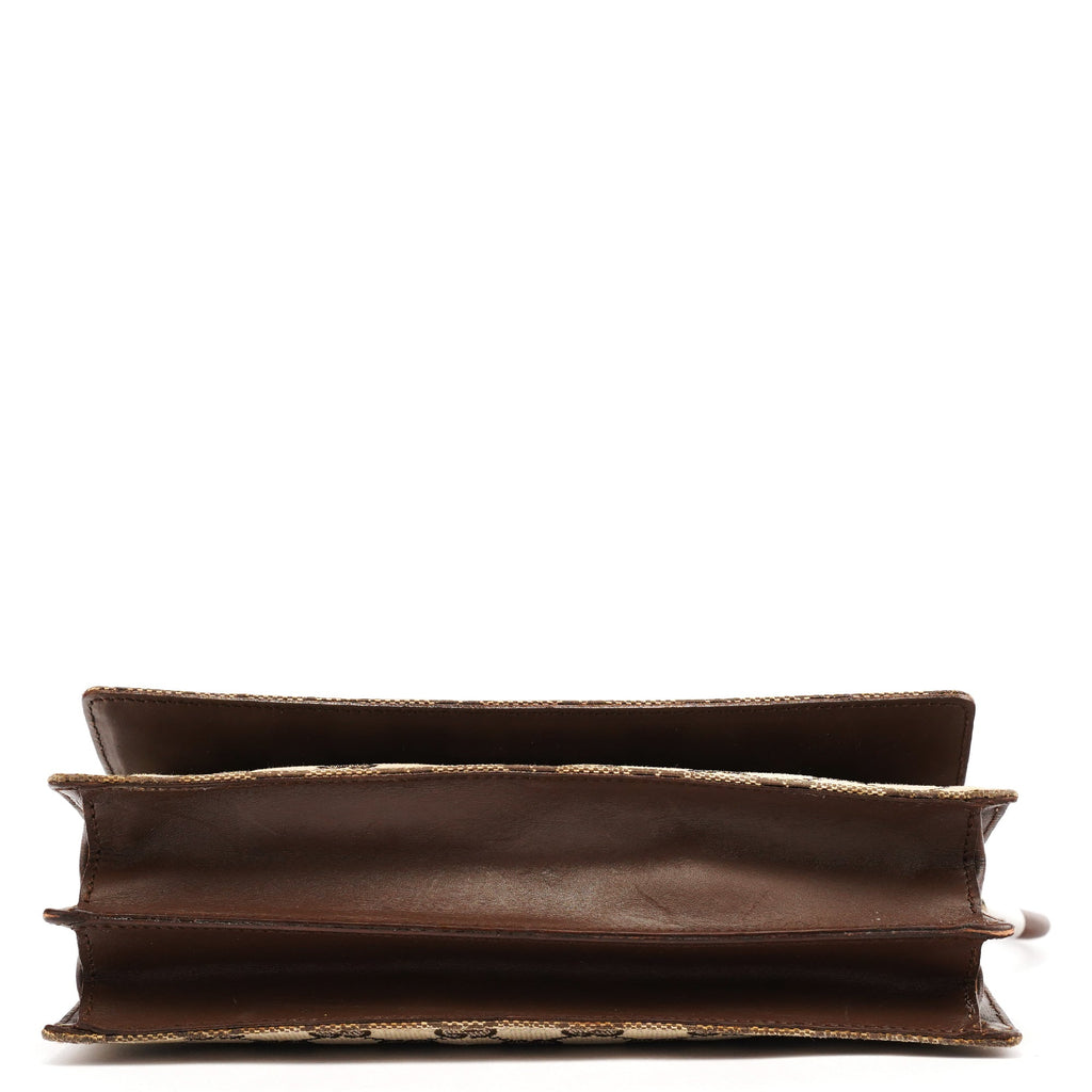 001 3815 Beige Brown GG Shoulder Bag