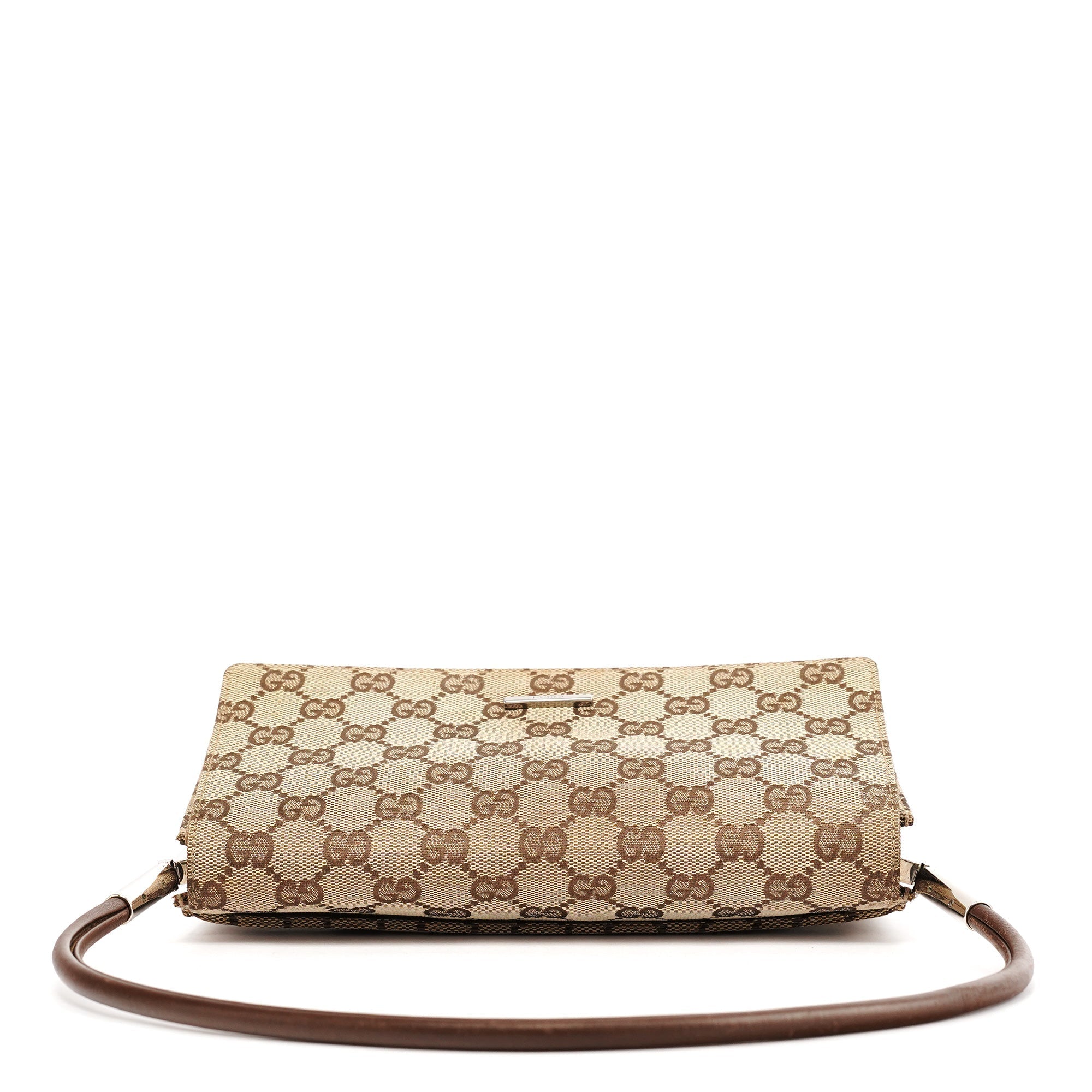 001 3815 Beige Brown GG Shoulder Bag