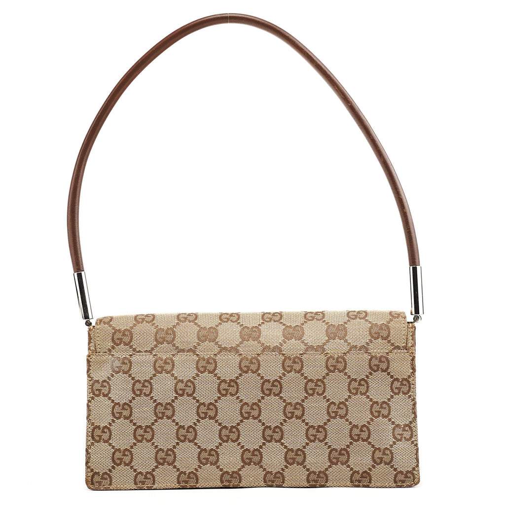 001 3815 Beige Brown GG Shoulder Bag