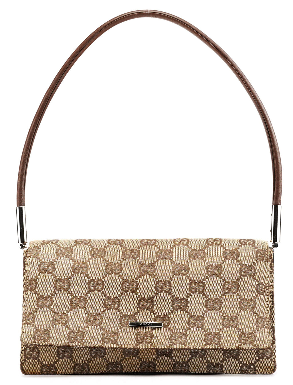 001 3815 Beige Brown GG Shoulder Bag
