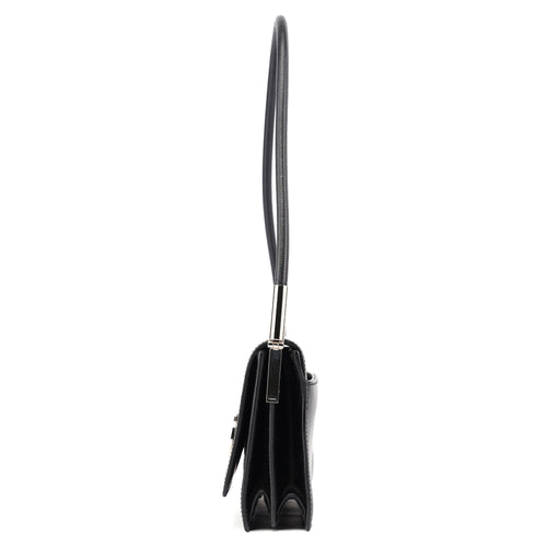 001 3815 Black Calfskin GG Shoulder Bag