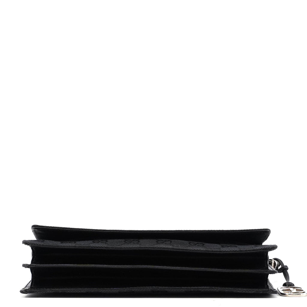 001 3815 Black GG Shoulder Bag
