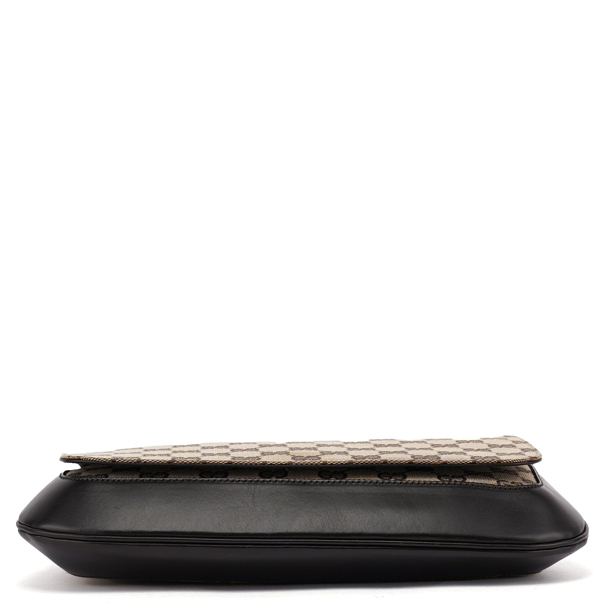 001 3820 Beige GG Wood Chain Shoulder Bag