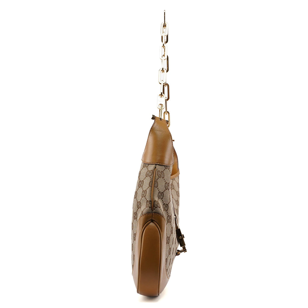001 4015 Beige GG Jackie Chain Shoulder Bag