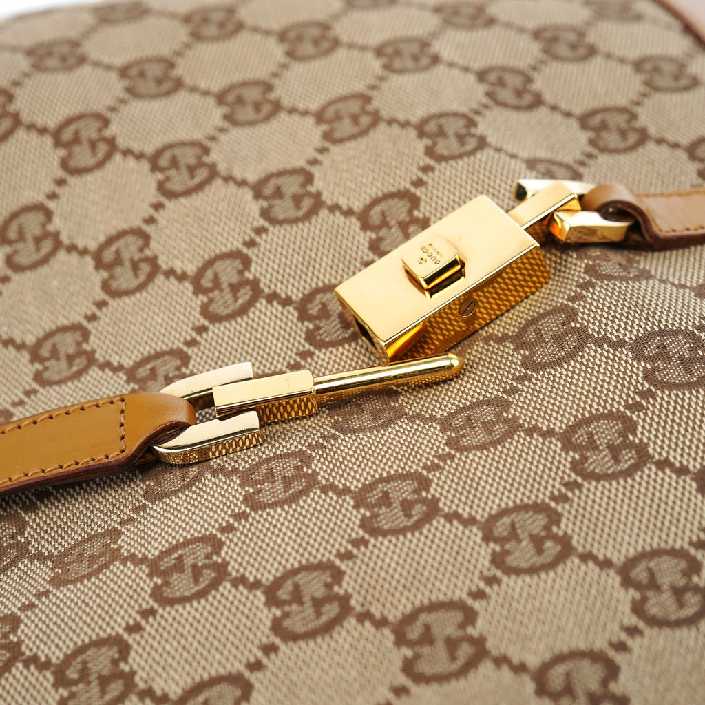 001 4015 Beige GG Jackie Chain Shoulder Bag