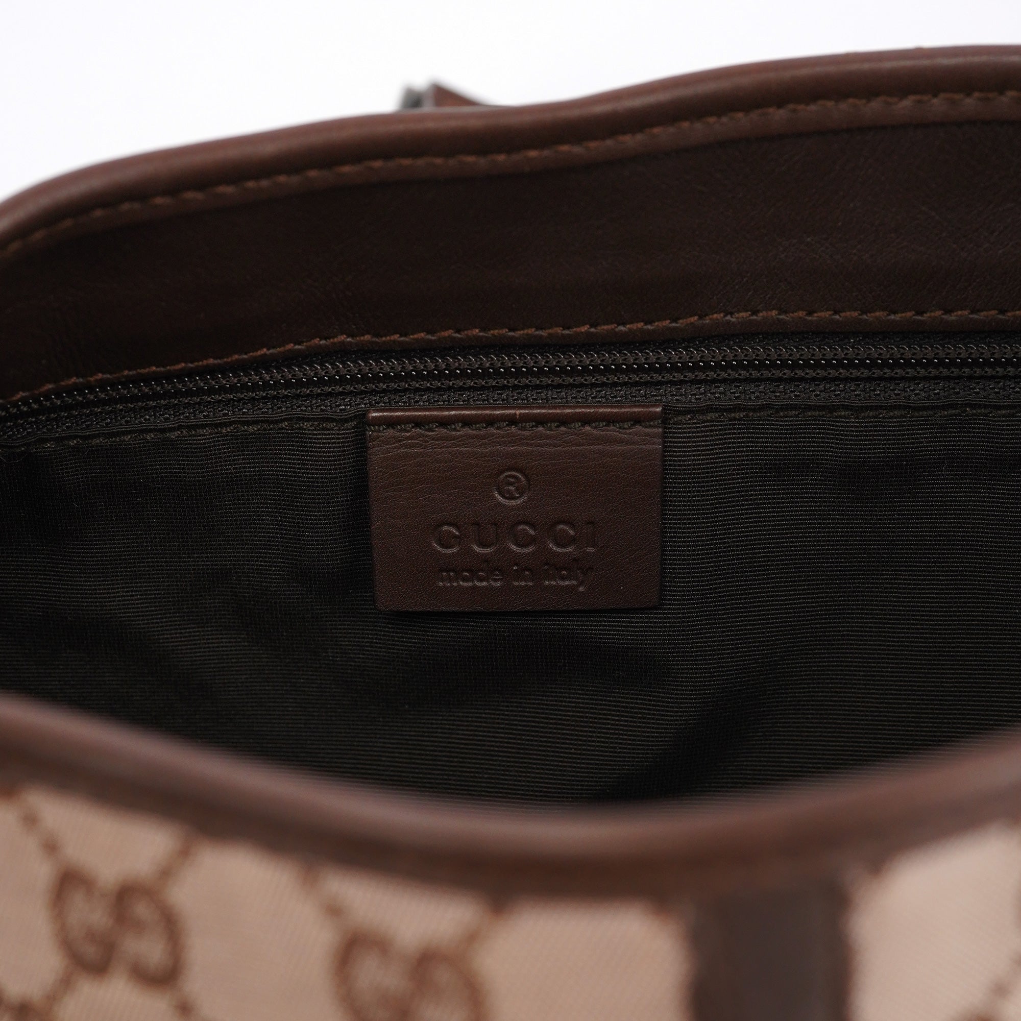 001 4057 Beige Brown GG Jackie Shoulder Bag