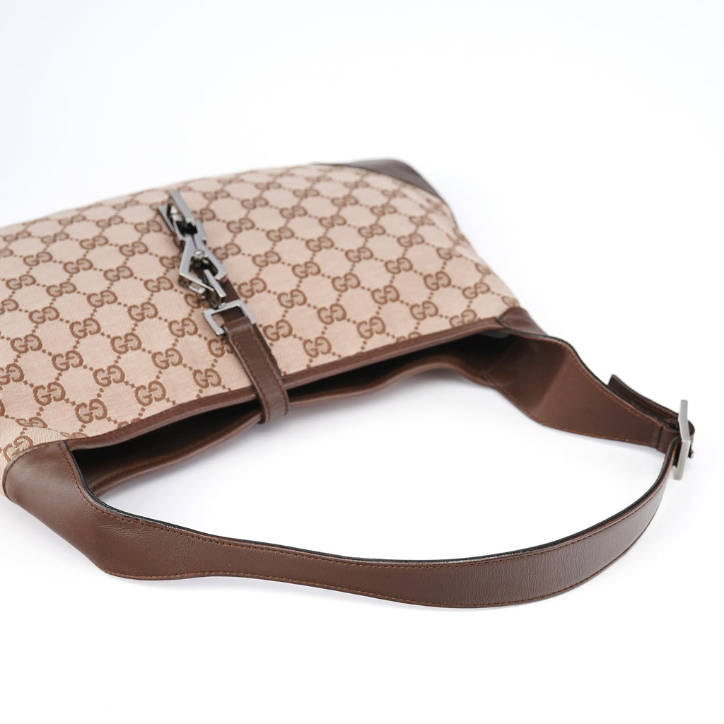 001 4057 Beige Brown GG Jackie Shoulder Bag