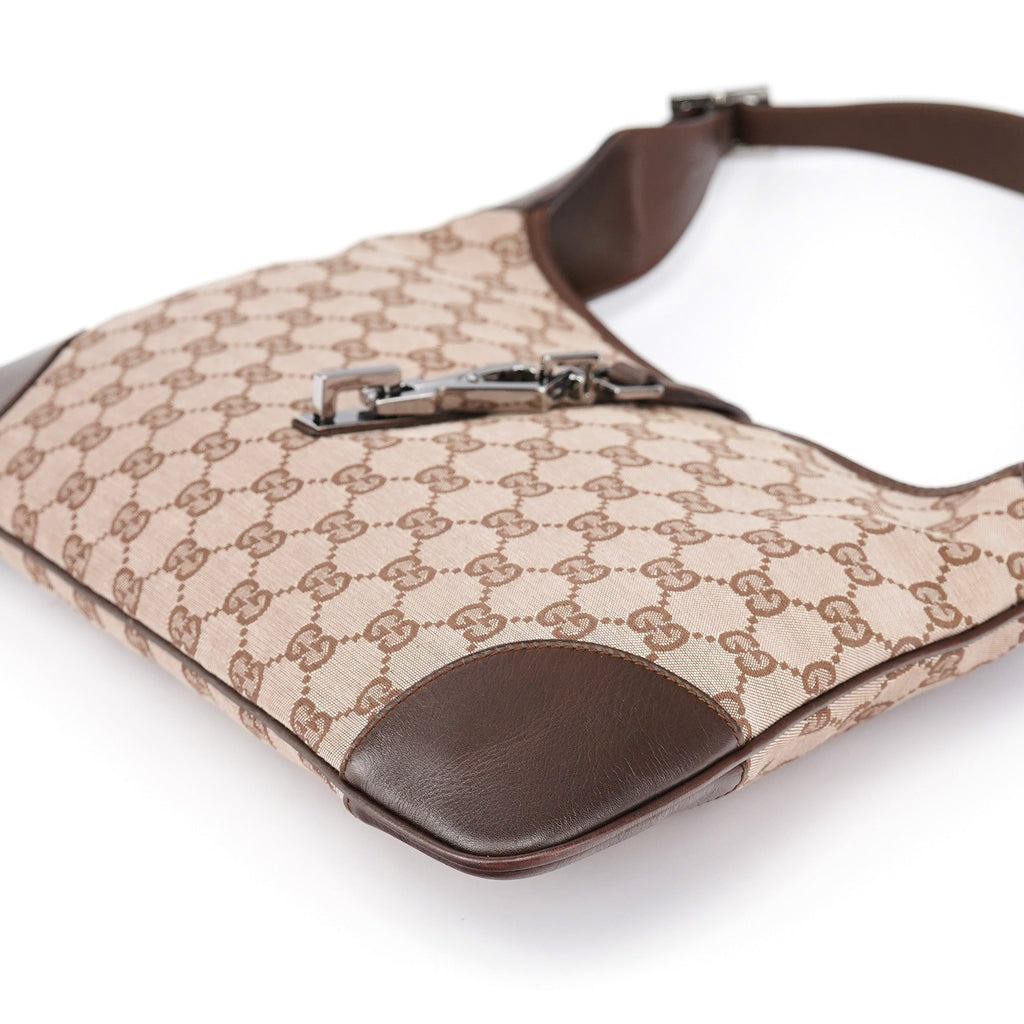 001 4057 Beige Brown GG Jackie Shoulder Bag