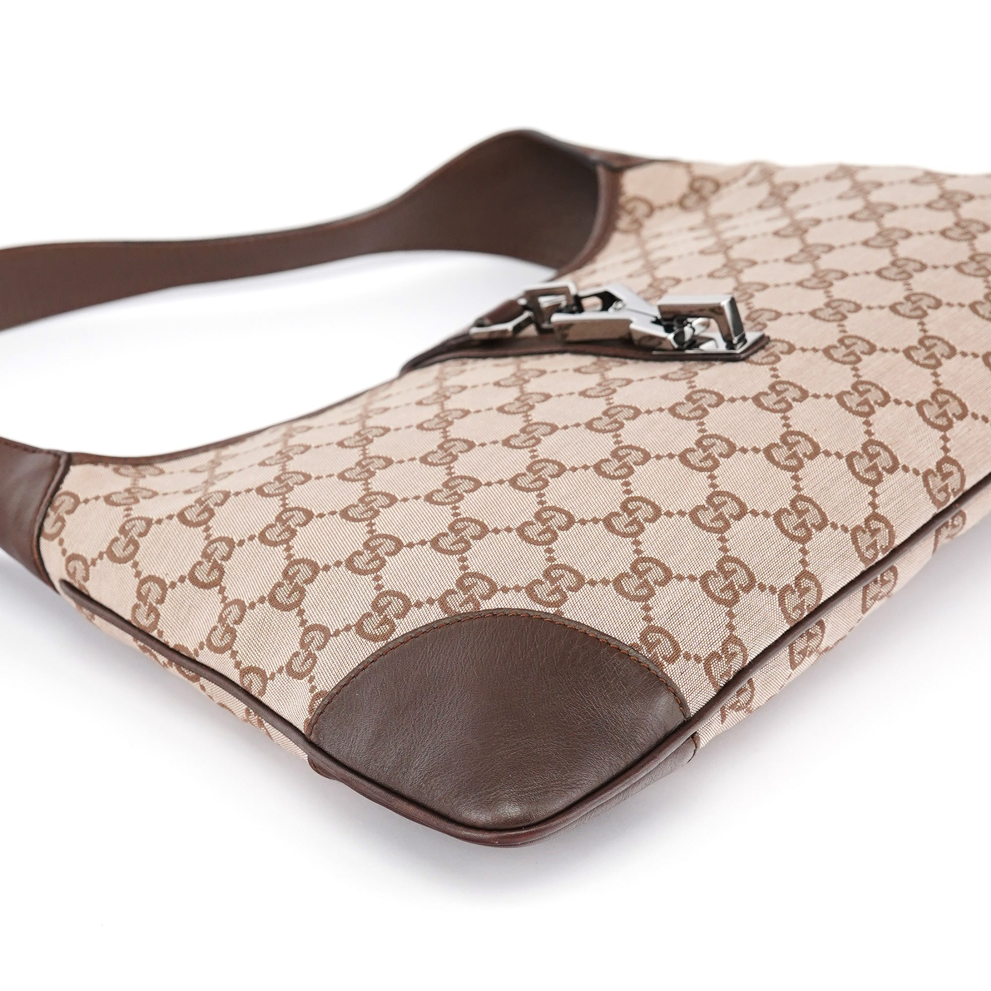 001 4057 Beige Brown GG Jackie Shoulder Bag
