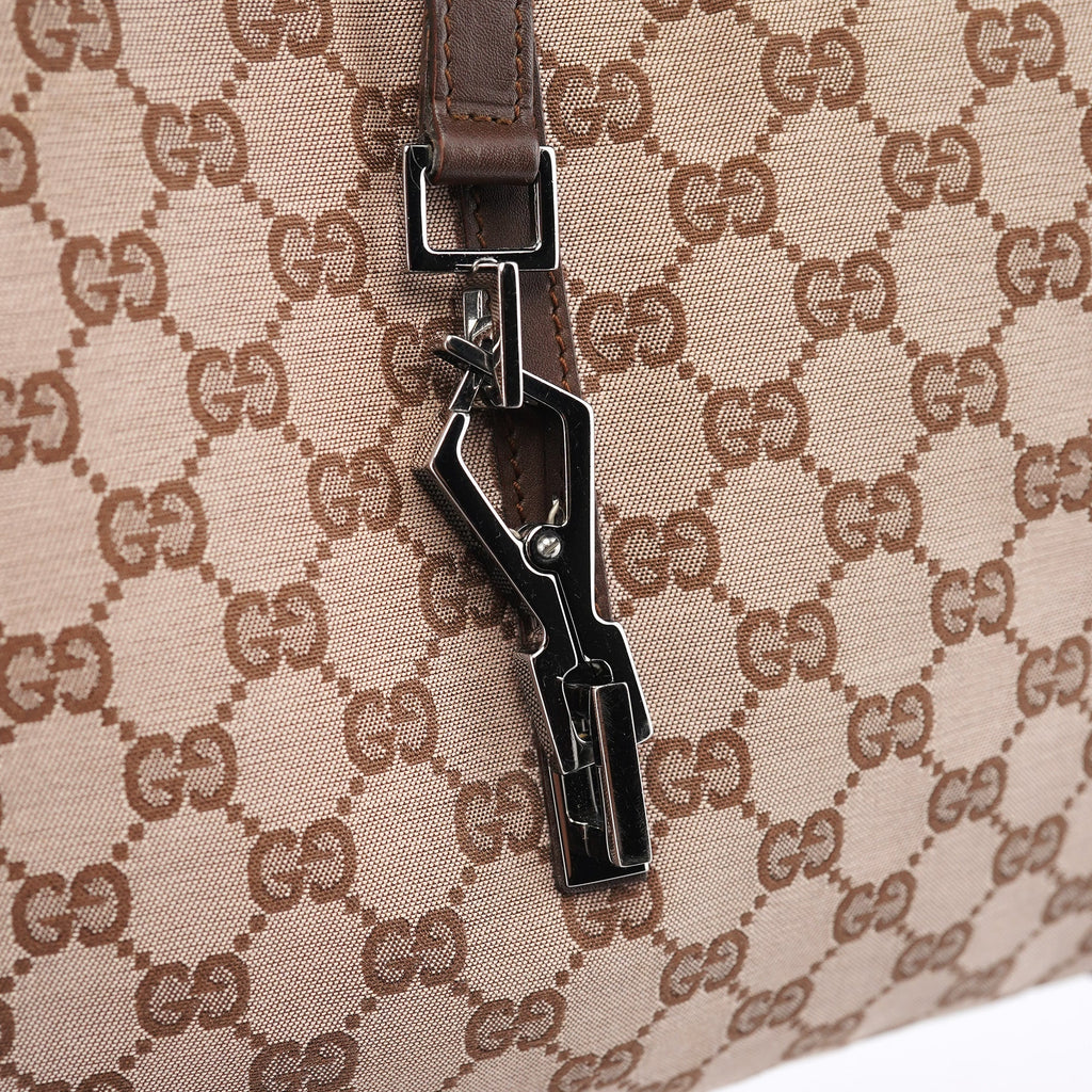 001 4057 Beige Brown GG Jackie Shoulder Bag