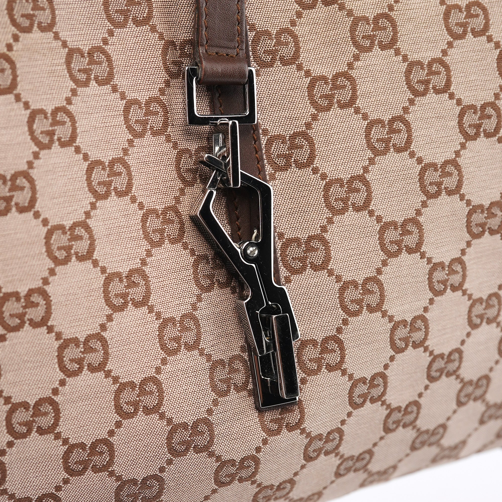 001 4057 Beige Brown GG Jackie Shoulder Bag