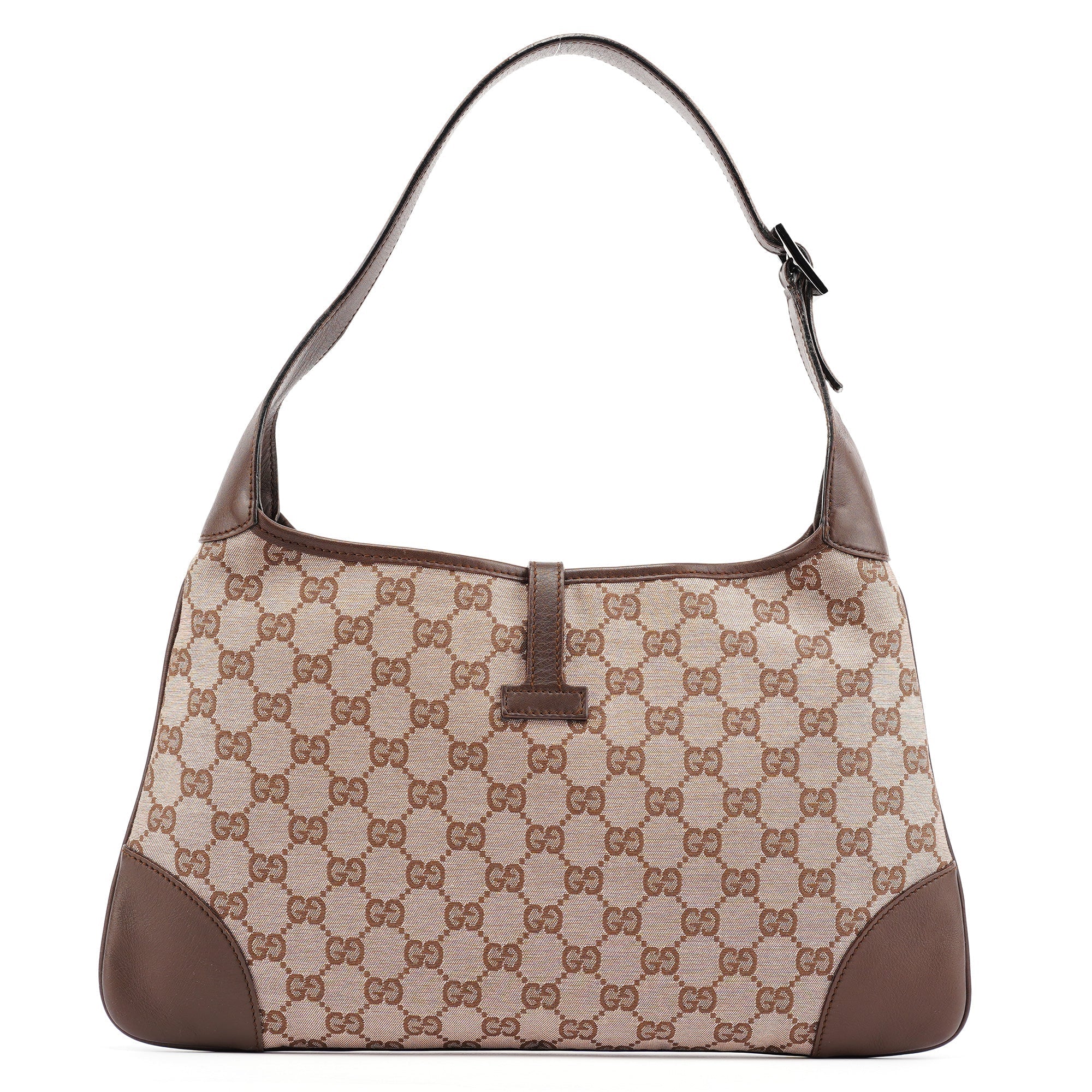 001 4057 Beige Brown GG Jackie Shoulder Bag