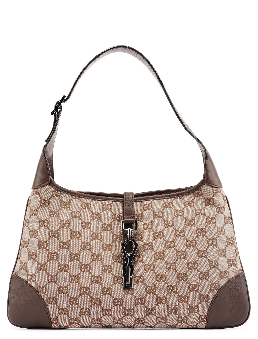 001 4057 Beige Brown GG Jackie Shoulder Bag