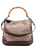 001 4095 Beige GG Bamboo 2-Way Bag