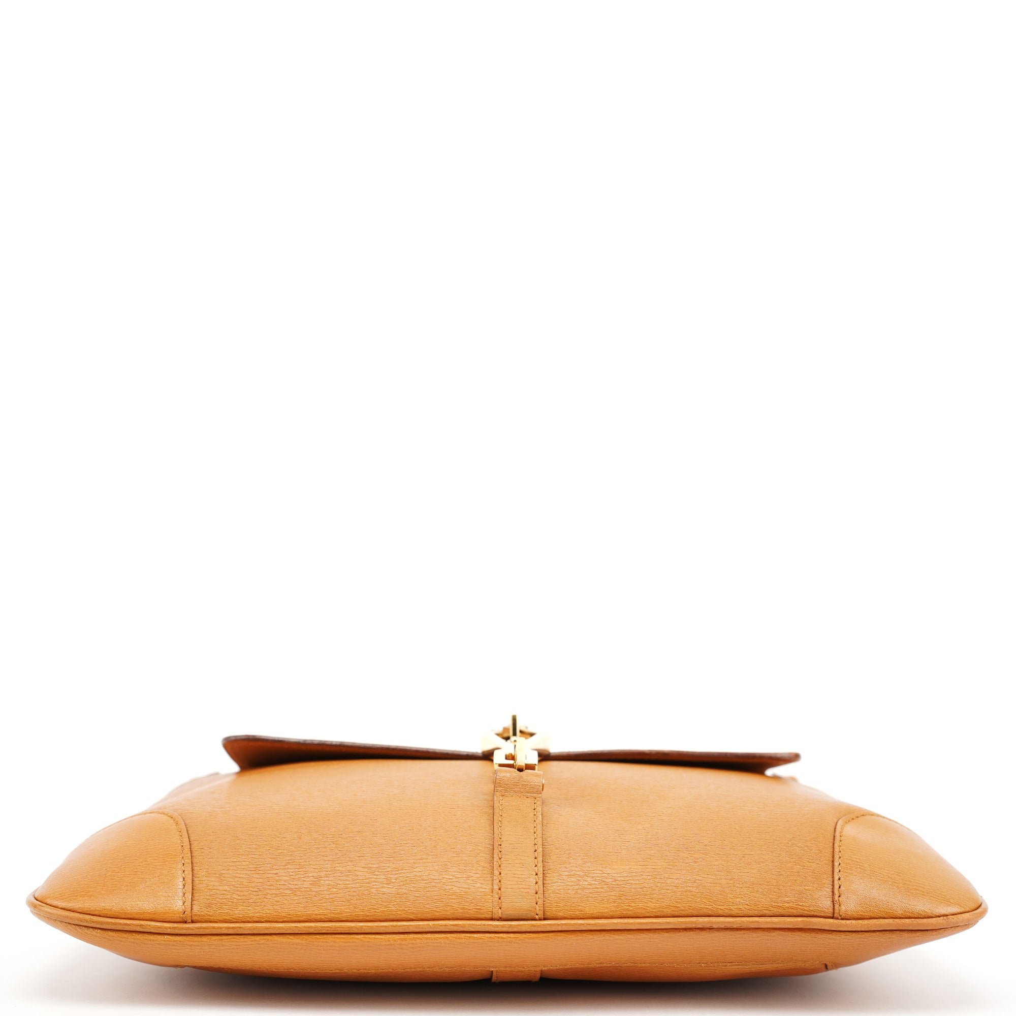 001 4096 Tan Leather Jackie Bamboo Bag