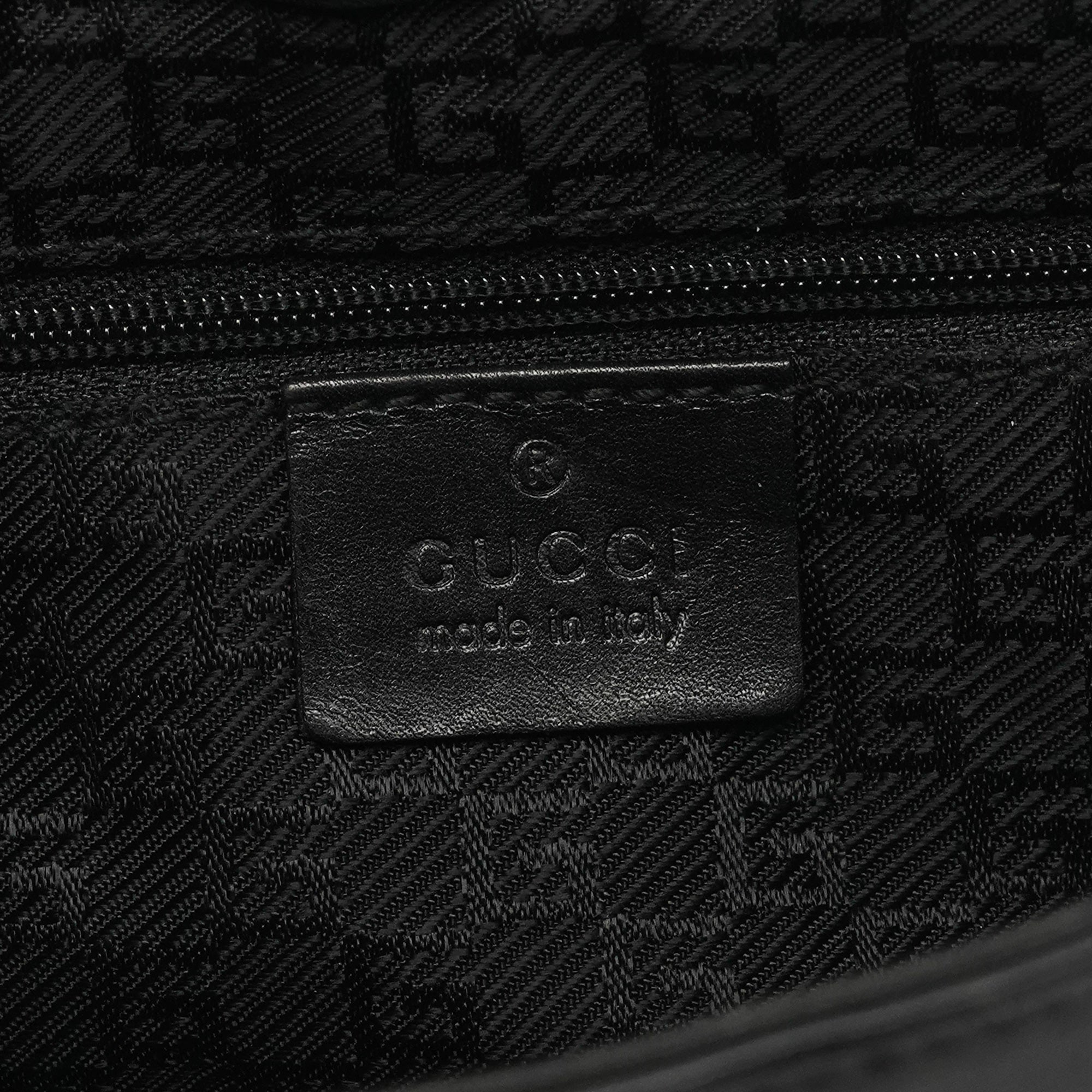 001 4142 Anthracite Canvas Square G Shoulder Bag