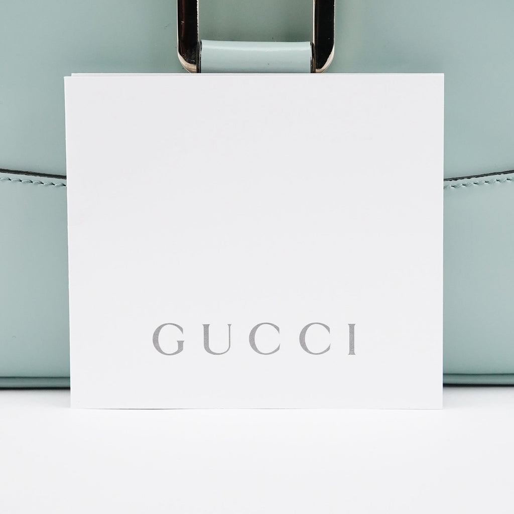001 4150 Light Blue Patent Jackie Shoulder Bag