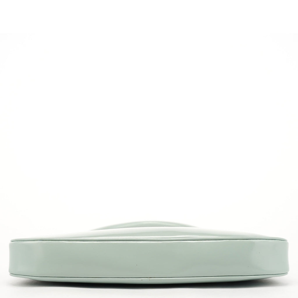 001 4150 Light Blue Patent Jackie Shoulder Bag