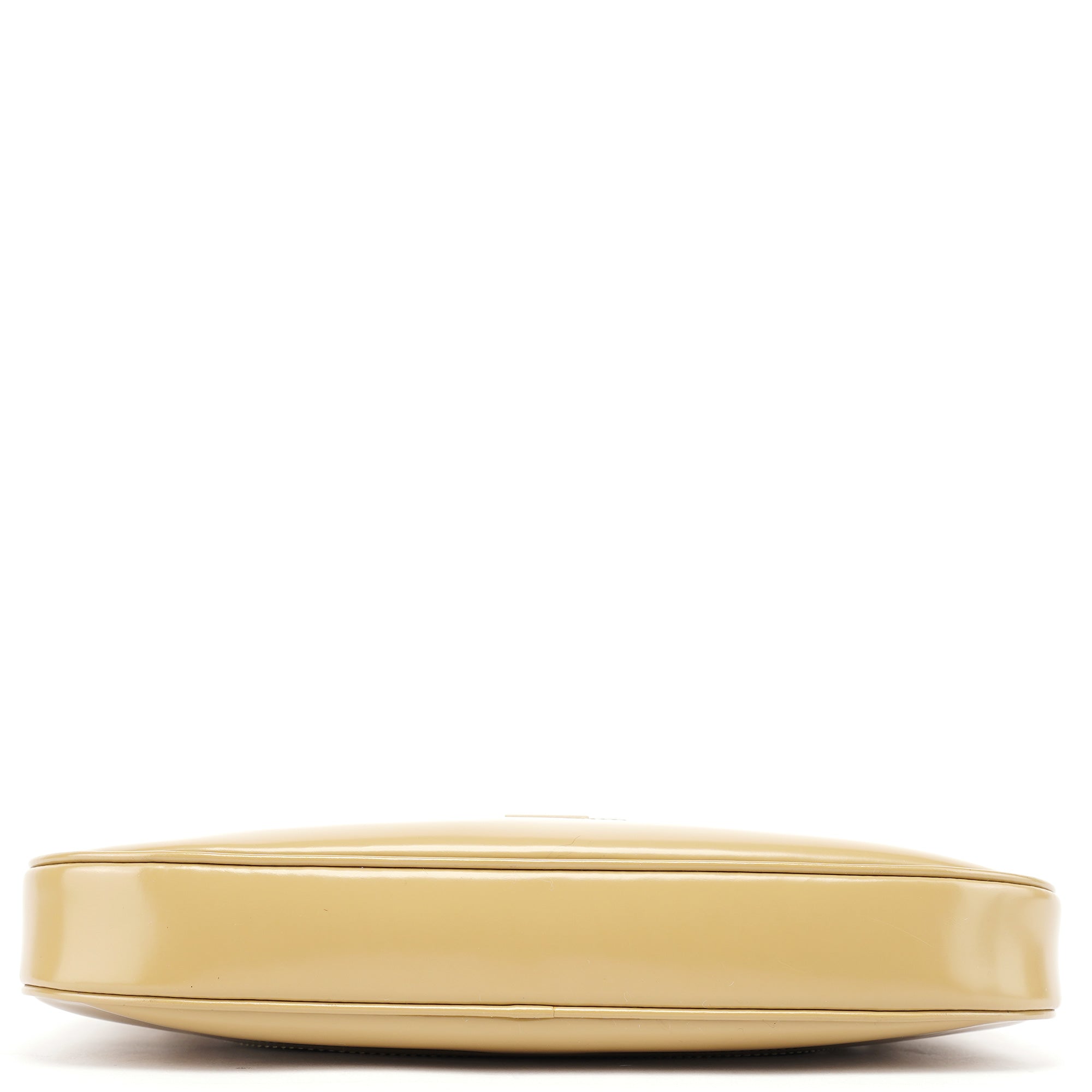 001 4150 Yellow Patent Leather Jackie Shoulder Bag