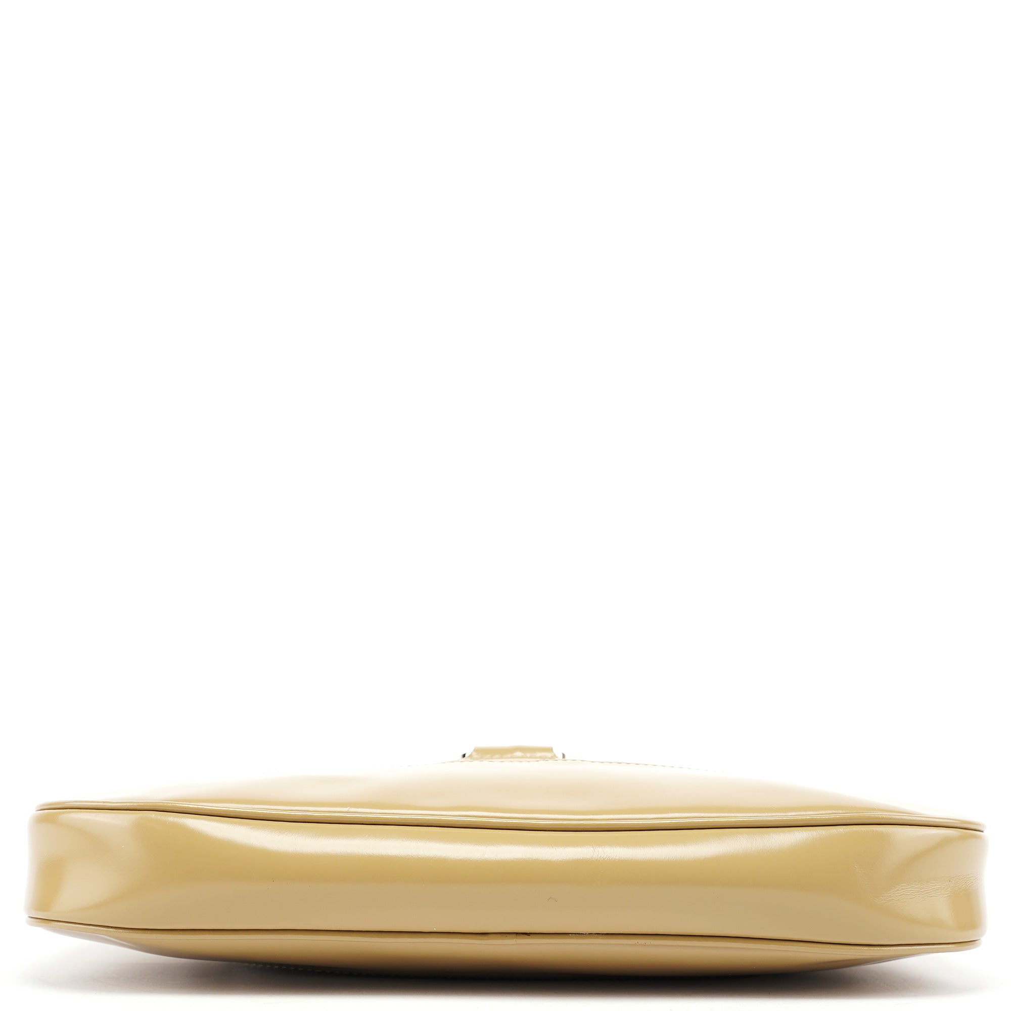 001 4150 Yellow Patent Leather Jackie Shoulder Bag