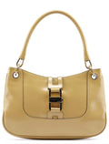 001 4150 Yellow Patent Leather Jackie Shoulder Bag