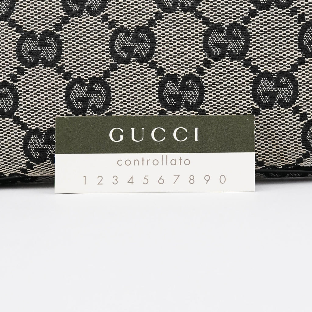 001 4158 Beige Black GG Shoulder Bag