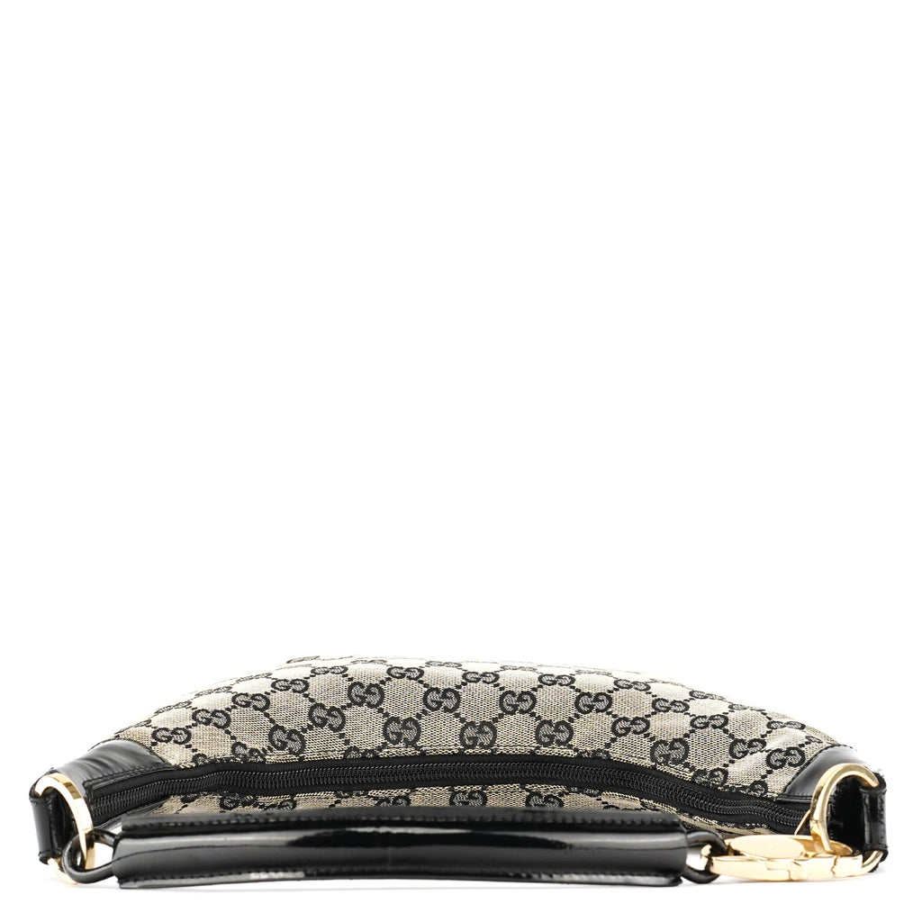 001 4158 Beige Black GG Shoulder Bag