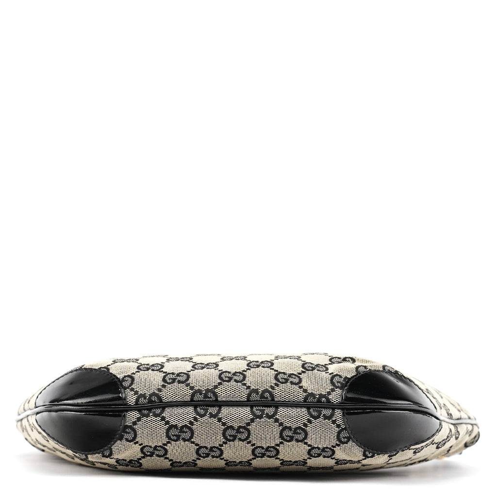 001 4158 Beige Black GG Shoulder Bag