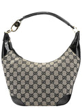 001 4158 Beige Black GG Shoulder Bag