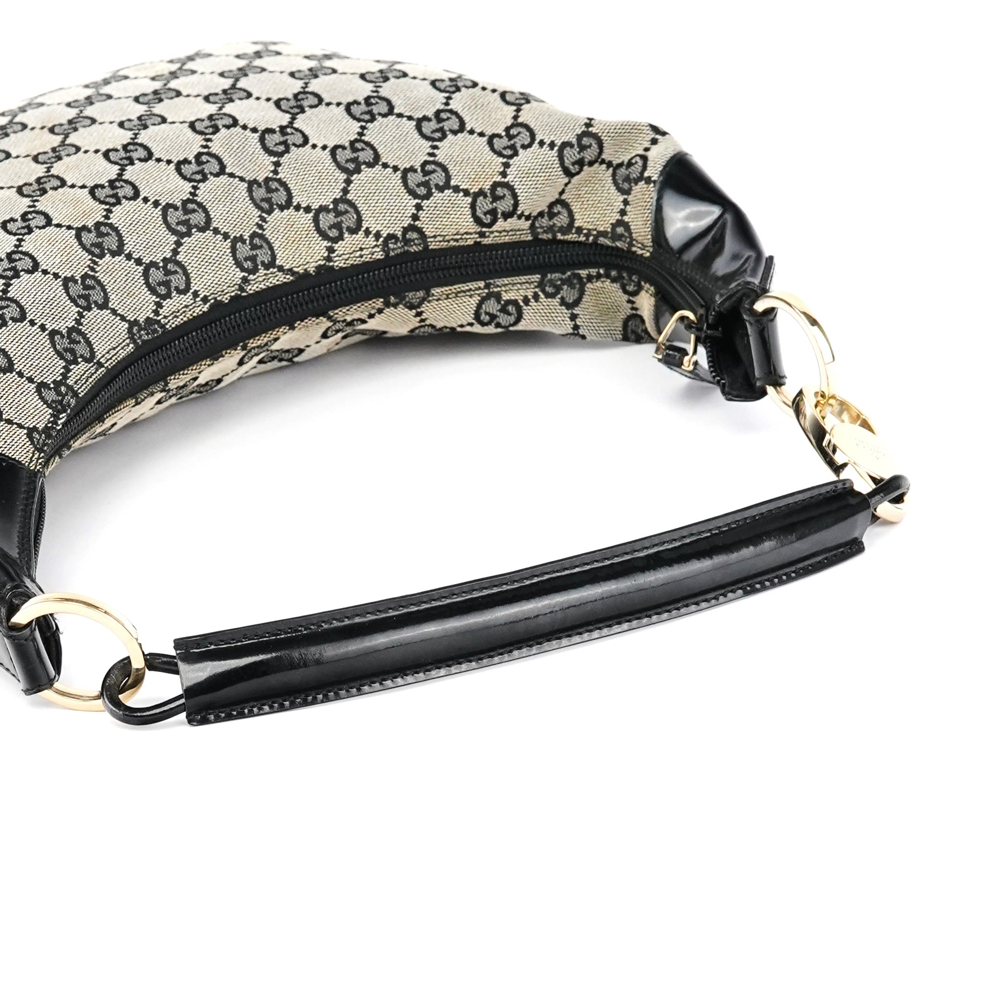 001 4158 Grey GG Shoulder Bag
