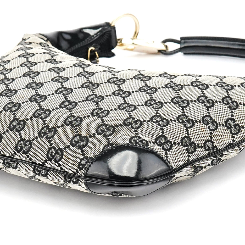 001 4158 Grey GG Shoulder Bag
