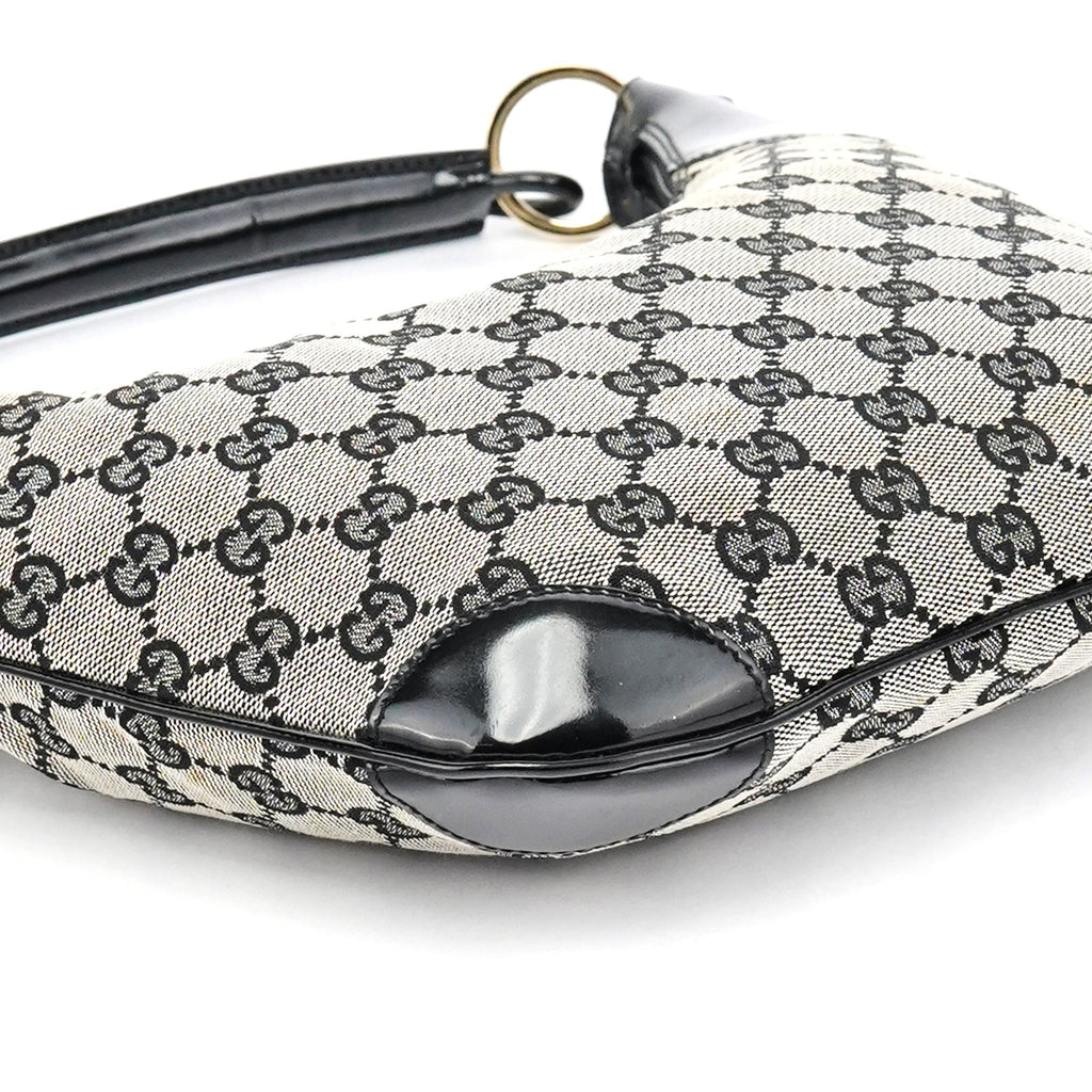 001 4158 Grey GG Shoulder Bag