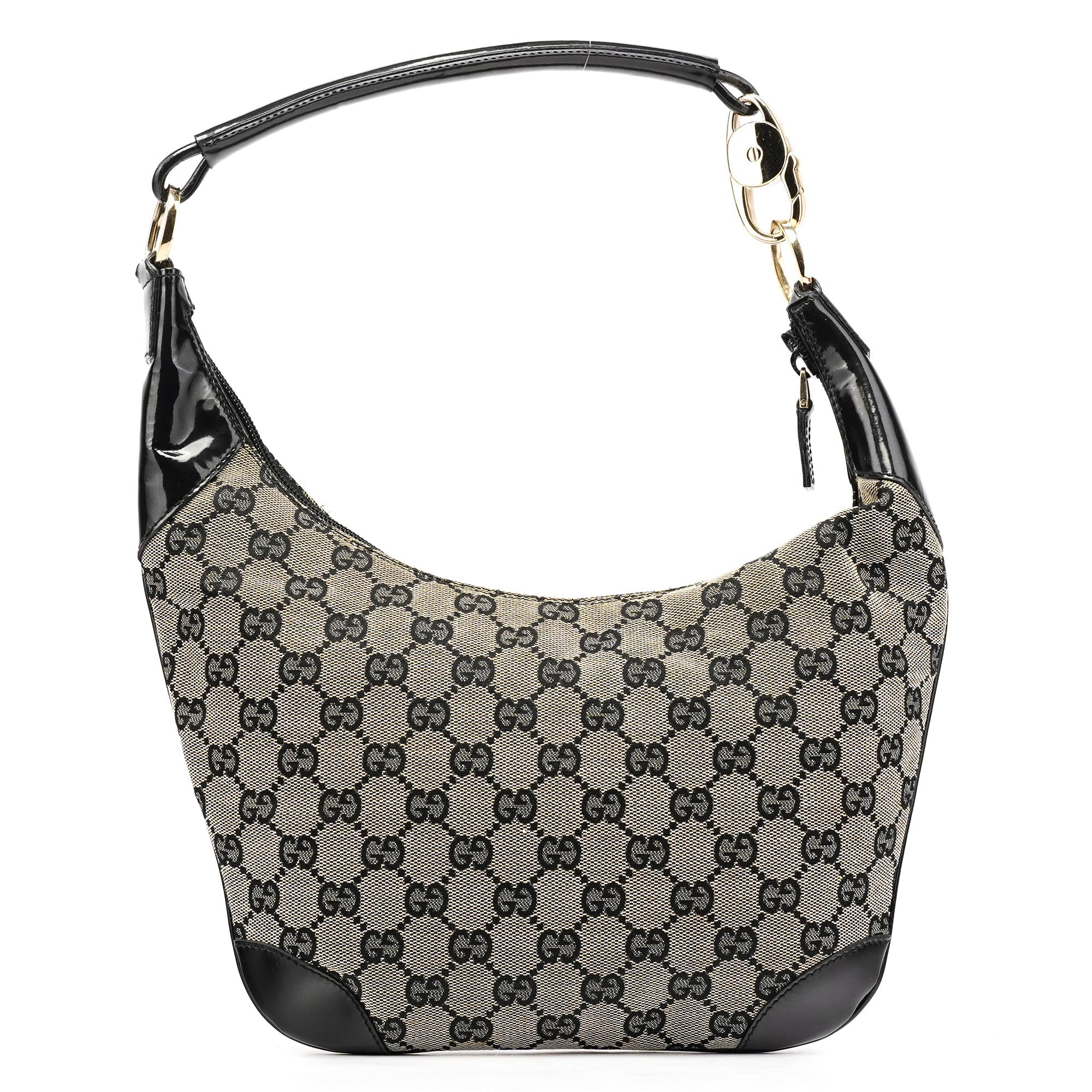 001 4158 Grey GG Shoulder Bag