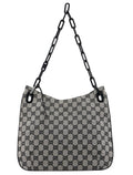 001 4168 Beige GG Plastic Chain Shoulder Bag