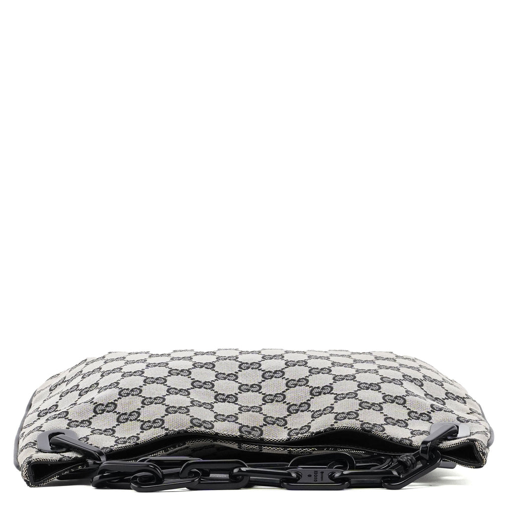 001 4168 Beige GG Plastic Chain Shoulder Bag