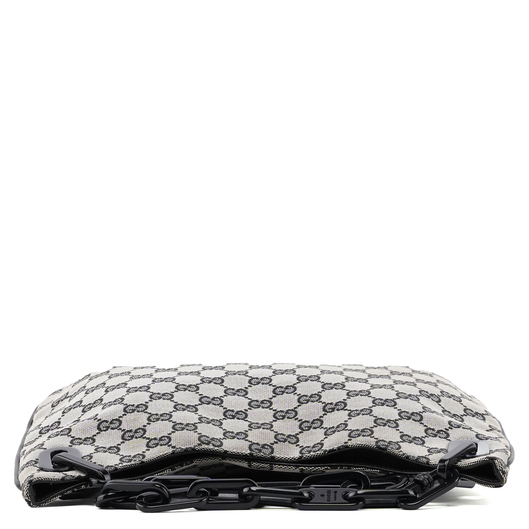 001 4168 Beige GG Plastic Chain Shoulder Bag