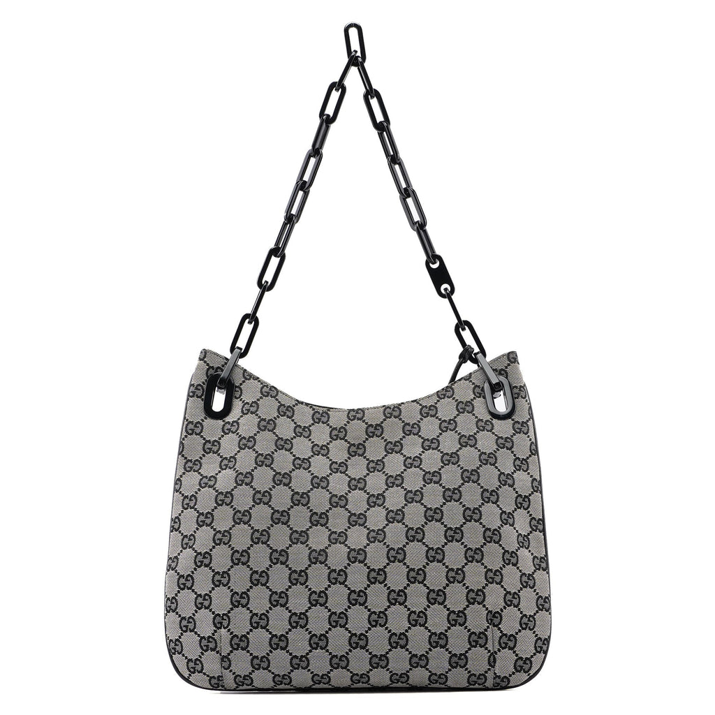 001 4168 Beige GG Plastic Chain Shoulder Bag