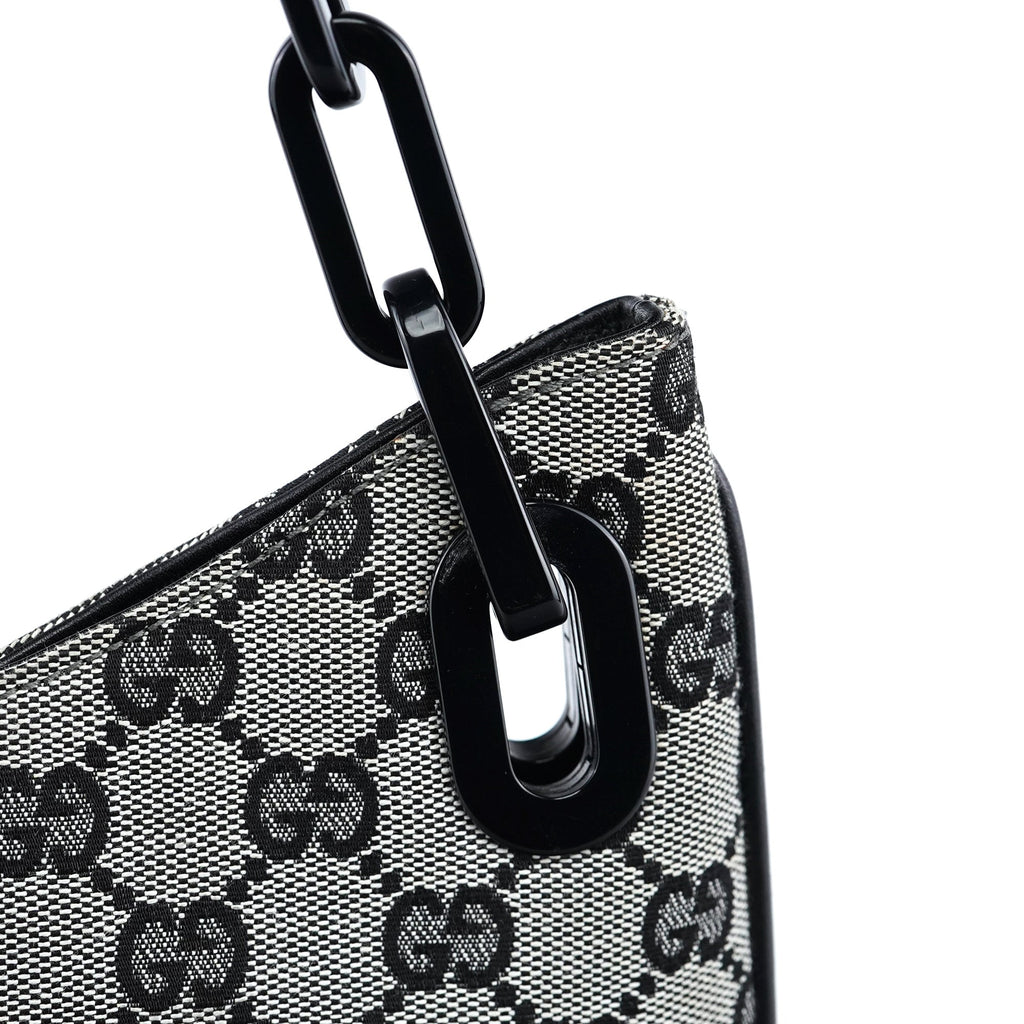 001 4168 Beige GG Plastic Chain Shoulder Bag
