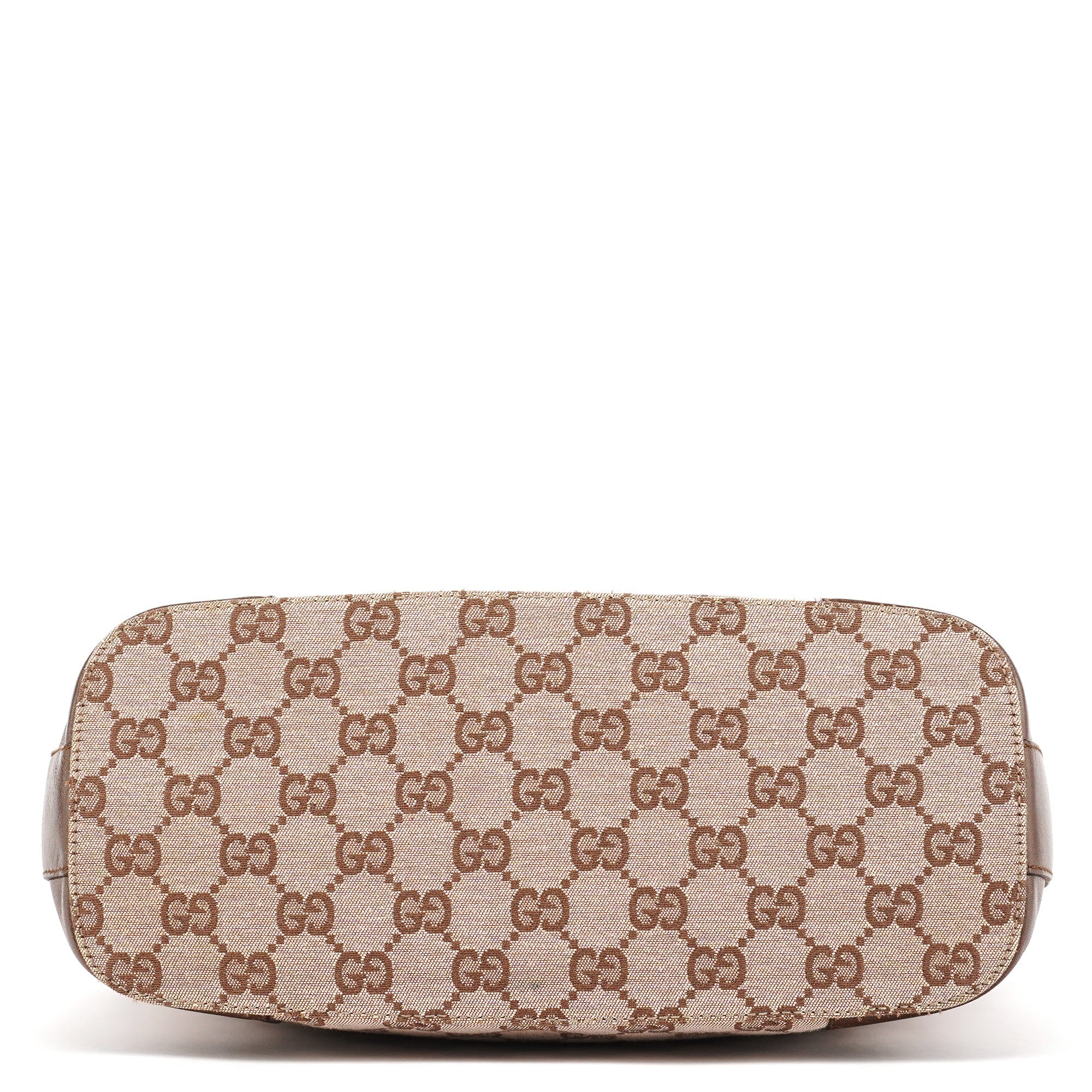 001 4204 Beige Brown GG Shoulder Bag