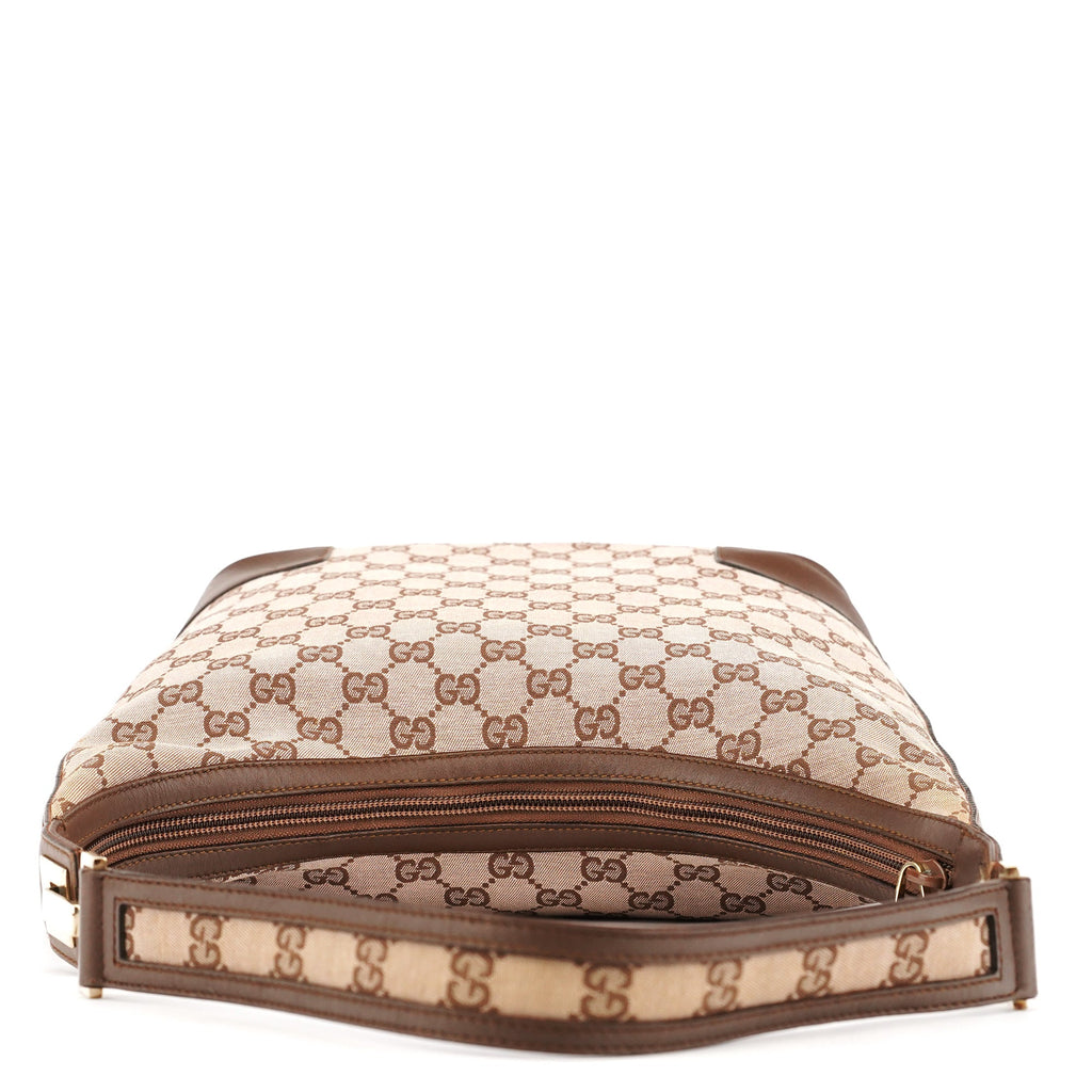 001 4204 Beige Brown GG Shoulder Bag